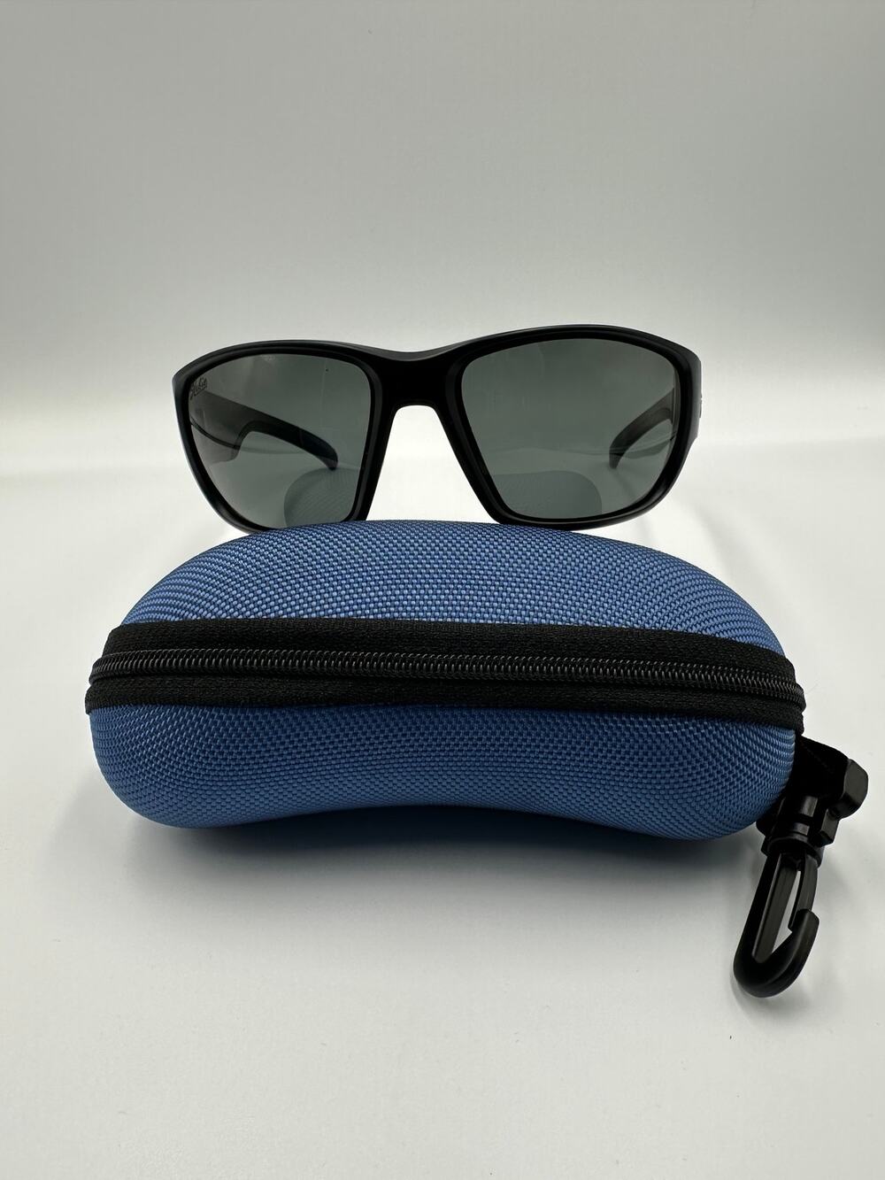NEW Hobie Bluefin Float Polarized Sunglasses (Satin Black/Grey, Model B010108)
